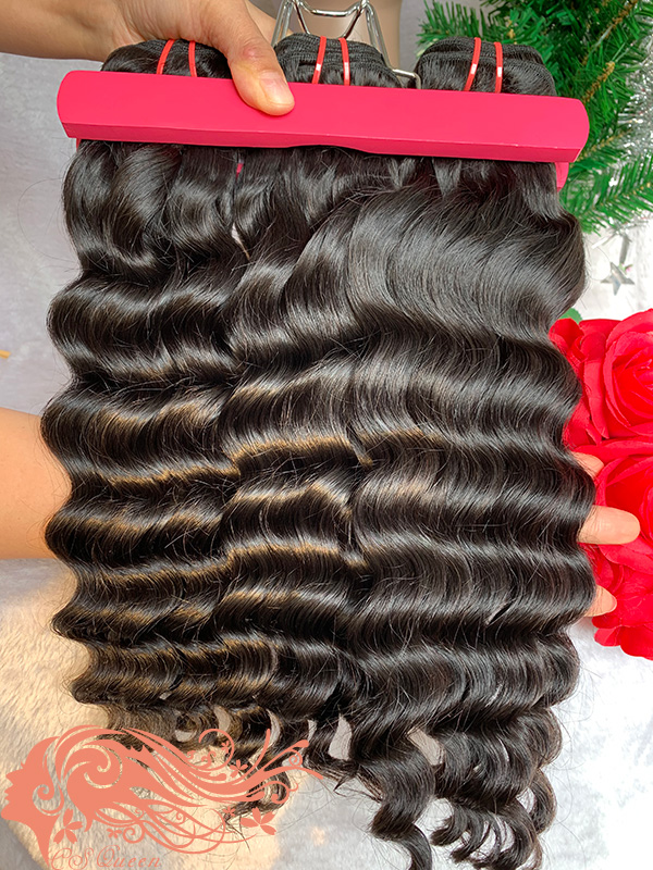 Csqueen 9A Loose Curly 12 Bundles 100% Human Hair Unprocessed Hair